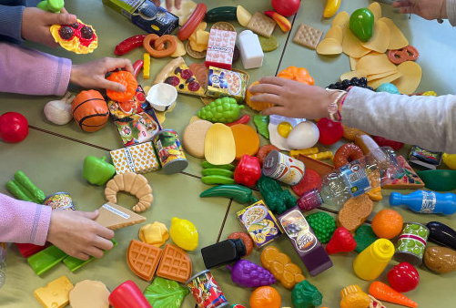 Teller de alimentación saludable